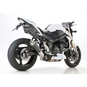 Scarico SUZUKI GSR 750 2011 - 2012 - 2013 - 2014 - 2015 - 2016  .  SHARK Factory Slip on terminale di scarico carbonio colore carbonio