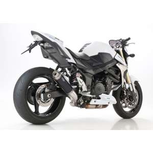 Scarico SUZUKI GSX-S 750 2017 - 2018  .  SHARK Factory Slip on terminale di scarico Alluminio anodizzato colore nero
