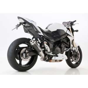 Scarico SUZUKI GSR 750 anno  2011 - 2012 - 2013 - 2014 - 2015 - 2016   terminale di scarico HURRIC Supersport Slip on in carbonio colore carbonio