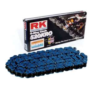 CATENA PER MOTO 520KRO 120 MAGLIE CLF BLU PRODOTTA DA RK 