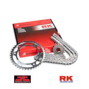 KIT CATENA MOTO PER HONDA CB HORNET 60007 -11 IL KIT E COMPOSTO DA PIGNONE CORONA E CATENA
