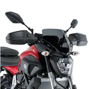 Cupolino parabrezza  per YAMAHA  MT 07 700  2014 - 2015 - 2016 - 2017   Fabbricato da Kappa colore nero codice prodotto KA2118