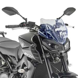 Cupolino parabrezza  per YAMAHA MT 09  2017 - 2018   Fabbricato da Kappa colore  codice prodotto KA2132BL