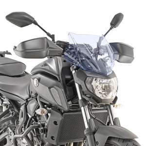 Cupolino parabrezza  per YAMAHA MT 07  18 Fabbricato da Kappa colore  codice prodotto KA2140BL