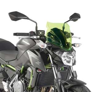 Cupolino parabrezza  per KAWASAKI Z 650  2017 - 2018   Fabbricato da Kappa colore  codice prodotto KA4117GR