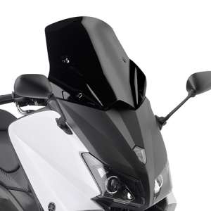 Cupolino parabrezza  per YAMAHA T MAX 530  2012 - 2013 - 2014 - 2015 - 2016   Fabbricato da Kappa colore nero codice prodotto KD2013B