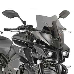 Cupolino parabrezza  per YAMAHA MT 10  2016 - 2017 - 2018   Fabbricato da Kappa colore fume codice prodotto KD2129B