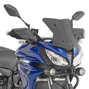 Cupolino parabrezza  per YAMAHA MT 07 Tracer  2016 - 2017 - 2018   Fabbricato da Kappa colore nero codice prodotto KD2130BO