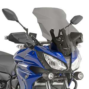 Cupolino parabrezza  per YAMAHA MT 07 Tracer  2016 - 2017 - 2018   Fabbricato da Kappa colore fume codice prodotto KD2130S