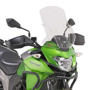 Cupolino parabrezza  per KAWASAKI Versys X 300  2017 - 2018   Fabbricato da Kappa colore trasparente codice prodotto KD4121ST