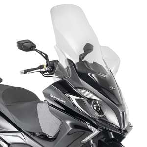 Cupolino parabrezza  per KYMCO Downtown ABS 125i  /  350i  2015 - 2016 - 2017 - 2018   Fabbricato da Kappa colore trasparente codice prodotto KD6107ST