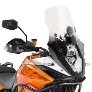 Cupolino parabrezza  per KTM  1050 Adventure  2015 - 2016   Fabbricato da Kappa colore trasparente codice prodotto KD7703ST
