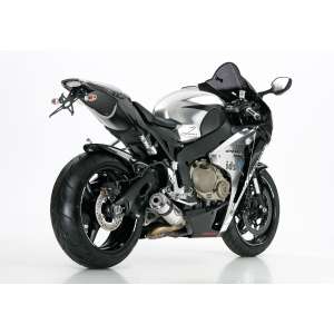 Scarico HONDA CBR1000RR anno  2008 - 2009 - 2010 - 2011 - 2012 - 2013   terminale di scarico HURRIC Supersport Slip on in Alluminio lucidato colore argento