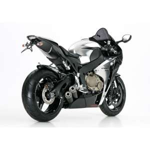 Scarico HONDA CBR1000RR 2008 - 2009 - 2010 - 2011 - 2012 - 2013  .  SHARK Track 1000 con Kat Slip on terminale di scarico carbonio colore carbonio