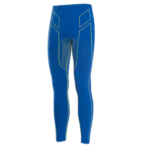 Pantaloni moto, bici e running tecnici sportivi antivento invernali blu e verdi XTECH taglia XXS