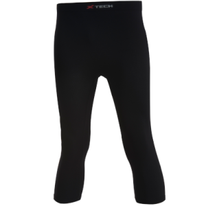 Pantaloni moto tecnici sportivi neri lunghezza tre quarti XTECH taglia XXXL