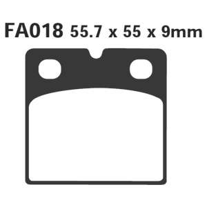PASTIGLE FRENO EBC MESCOLA ORGANICA MOTO CODICE R1201800