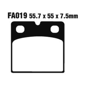 PASTIGLE FRENO EBC MESCOLA ORGANICA MOTO CODICE R1201900