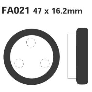 PASTIGLE FRENO EBC MESCOLA ORGANICA MOTO CODICE R1202100