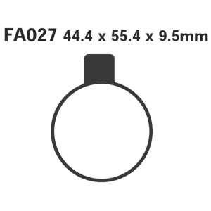 PASTIGLE FRENO EBC MESCOLA ORGANICA MOTO CODICE R1202700