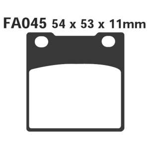 PASTIGLE FRENO EBC MESCOLA ORGANICA MOTO CODICE R1204500