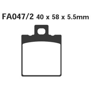 PASTIGLE FRENO EBC MESCOLA ORGANICA MOTO CODICE R1204702