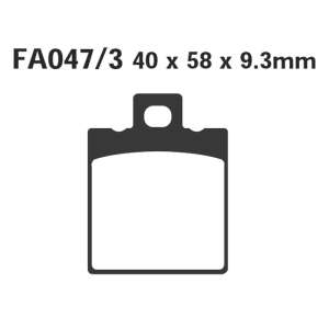 PASTIGLE FRENO EBC MESCOLA ORGANICA MOTO CODICE R1204703