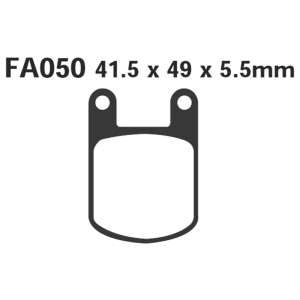 PASTIGLE FRENO EBC MESCOLA ORGANICA MOTO CODICE R1205000