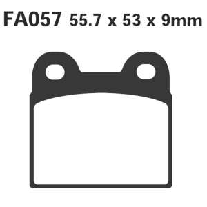 PASTIGLE FRENO EBC MESCOLA ORGANICA MOTO CODICE R1205700