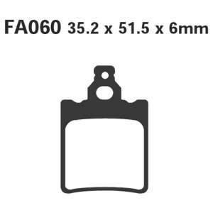 PASTIGLE FRENO EBC MESCOLA ORGANICA MOTO CODICE R1206000