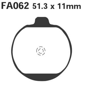 PASTIGLE FRENO EBC MESCOLA ORGANICA MOTO CODICE R1206200
