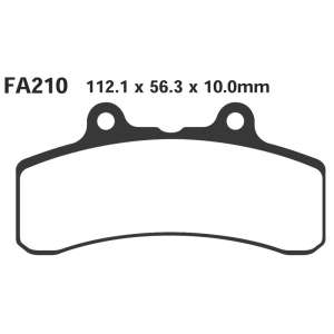 PASTIGLE FRENO EBC MESCOLA ORGANICA MOTO CODICE R1221000