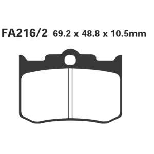 PASTIGLE FRENO EBC MESCOLA ORGANICA MOTO CODICE R1221602
