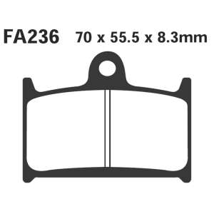 PASTIGLE FRENO EBC MESCOLA ORGANICA MOTO CODICE R1223600