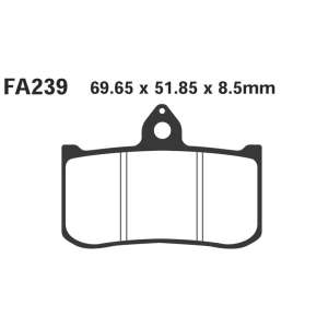 PASTIGLE FRENO EBC MESCOLA ORGANICA MOTO CODICE R1223900