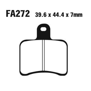 PASTIGLE FRENO EBC MESCOLA ORGANICA MOTO CODICE R1227200