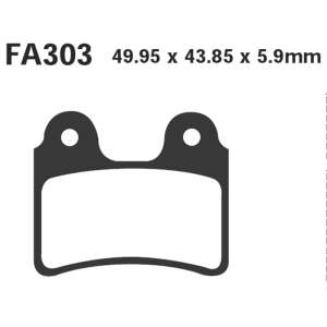 PASTIGLE FRENO TT EBC MESCOLA ORGANICA MOTO CODICE R1130300