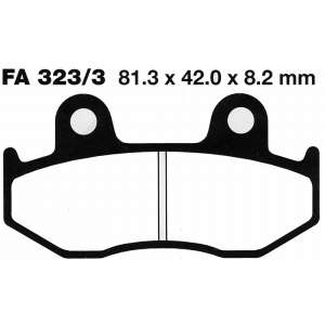 PASTIGLE FRENO EBC MESCOLA ORGANICA MOTO CODICE R1232303