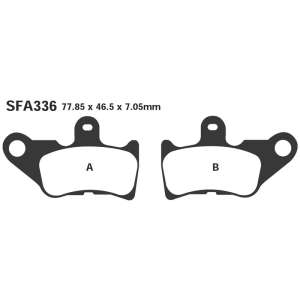 PASTIGLE FRENO EBC MESCOLA ORGANICA MOTO CODICE R1233600