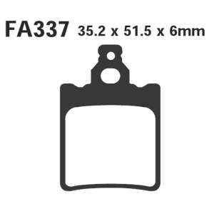 PASTIGLE FRENO EBC MESCOLA ORGANICA MOTO CODICE R1233700