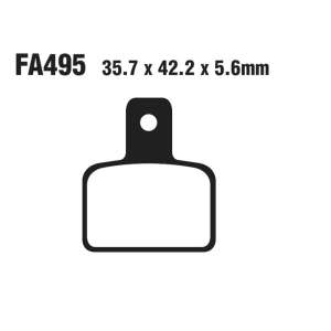 PASTIGLE FRENO EBC MESCOLA ORGANICA MOTO CODICE R1249500