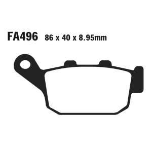 PASTIGLE FRENO EBC MESCOLA ORGANICA MOTO CODICE R1249600