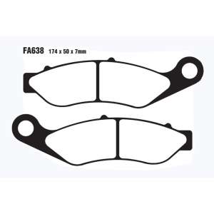 PASTIGLE FRENO EBC MESCOLA ORGANICA MOTO CODICE R1263800