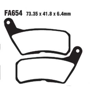 PASTIGLE FRENO EBC MESCOLA ORGANICA MOTO CODICE R1265400