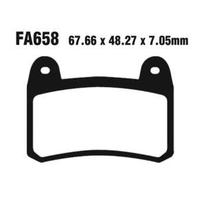 PASTIGLE FRENO EBC MESCOLA ORGANICA MOTO CODICE R1265800