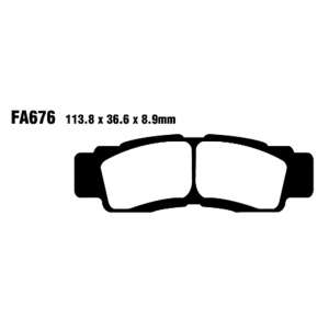 PASTIGLE FRENO EBC MESCOLA ORGANICA MOTO CODICE R1267600
