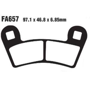 PASTIGLE FRENO EBC MESCOLA SINTER MOTO CODICE R1465700
