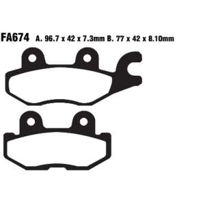 PASTIGLE FRENO EBC MESCOLA SINTER MOTO CODICE R1467400