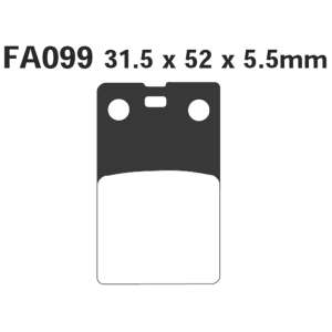 PASTIGLE FRENO EBC MESCOLA ORGANICA SCOOTER CODICE R1609900