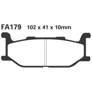 PASTIGLE FRENO EBC MESCOLA CARBON SCOOTER CODICE R2317900